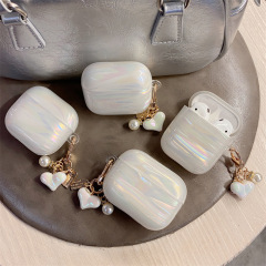 まぶしい愛の貝殻の紋様はairpods4世代の保護カバーを適用します。