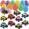 12 eggshells + 12 alloy off-road vehicles color box size: 21*21*10cm/532g