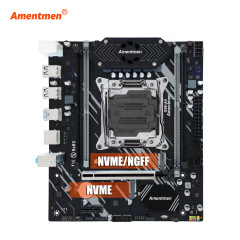 AmentmenマザーボードX99 A4黒オリジナルチップDDR4マザーボードLGA2011-3デュアルチャネル