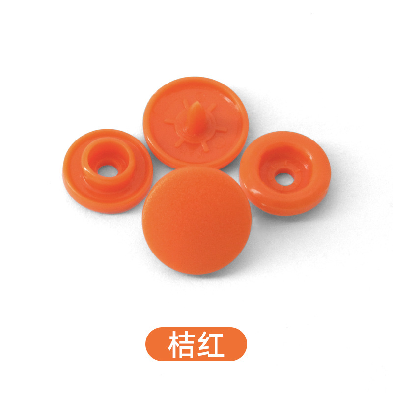 Pequeños lotes de productos de seguridad ambiental no tóxicos roer ropa de bebé de plástico cuatro cierre botones de color botones de ropa de trabajo botones