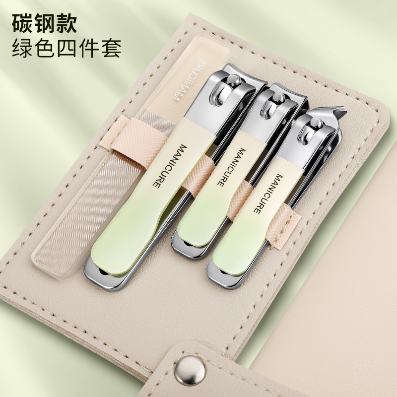 Cute regalo de color gradiente de piel muerta para damas herramientas de manicuras en stock conjunto de cortador de uñas pedicura casero manicuras image 18
