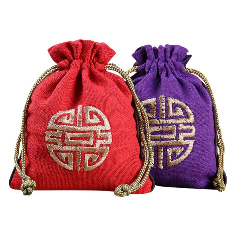 Сумка для ювелирных изделий сияющая Хлопковая сумка Будда бусины парча сумка конфеты игровая сумка маленькая тканевая сумка оптом