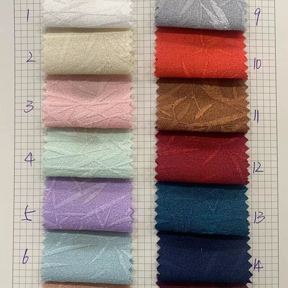 All-polyester dark-pattern bamboo jacquard multi-color Guofeng jacquard fabric Hanfu hat decoration fabric accessory texture