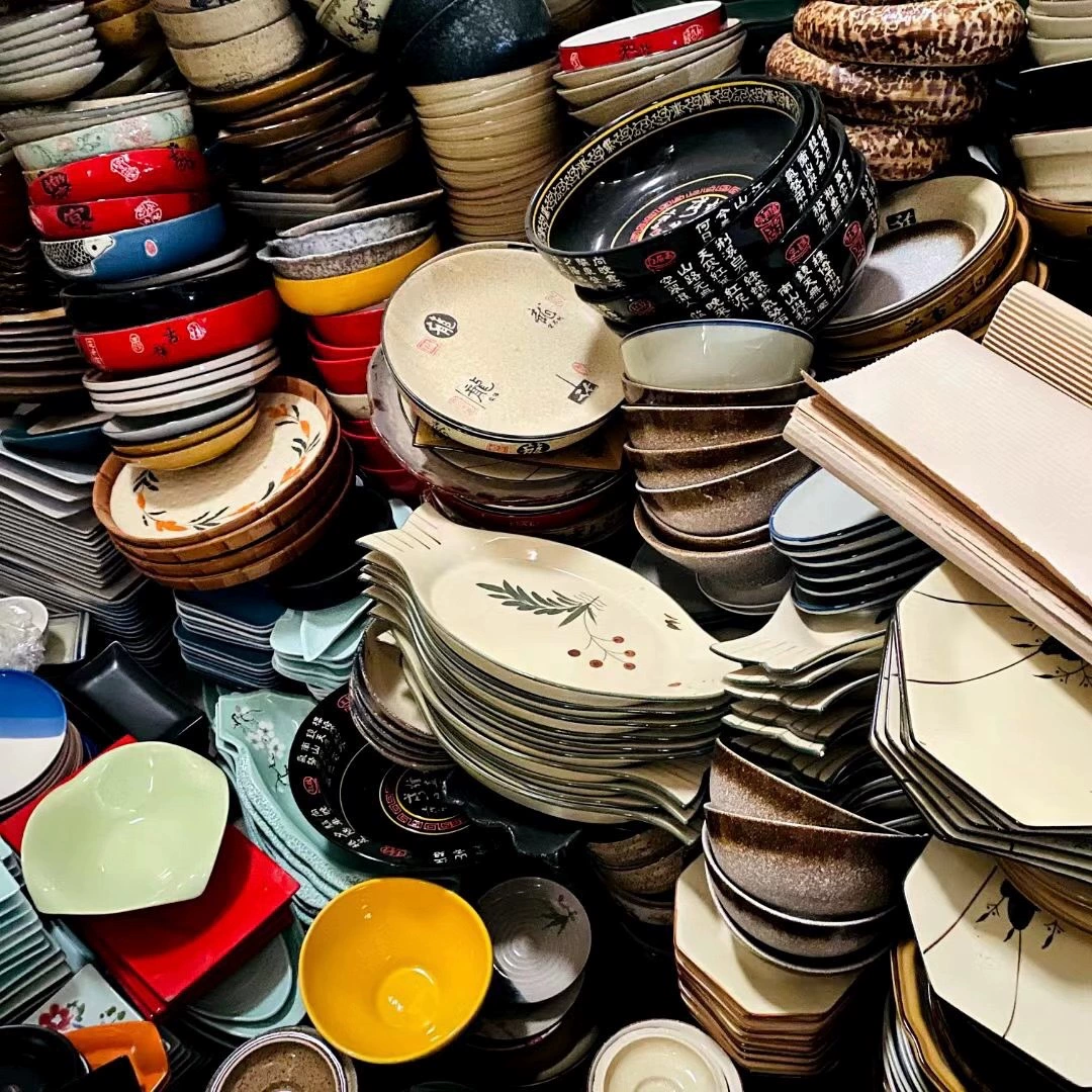 Стойка керамическая Разное оптом 10 юаней 3 вида киоска ночного рынка керамическая чаша стойло поставка Бытовая чаша для риса