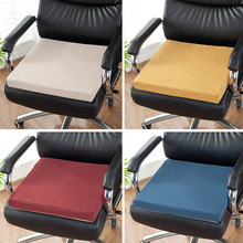 45D高密度海綿墊棉麻椅墊實木沙發墊辦公室椅子坐墊加厚批發代發