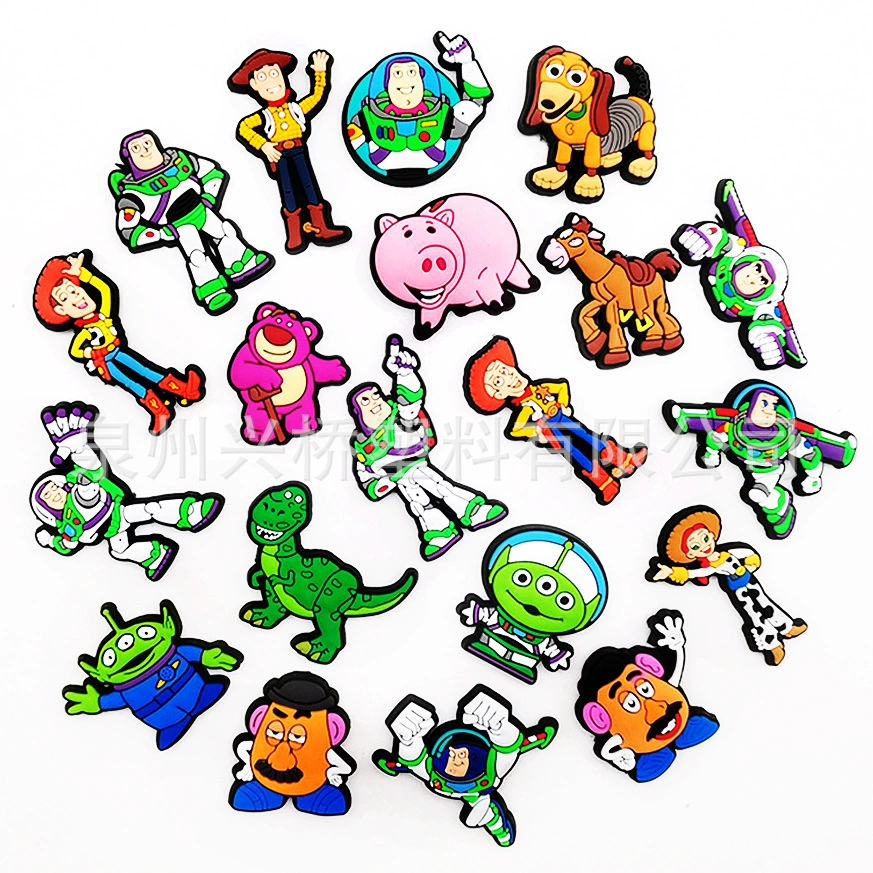 Украшения для обуви Toy Story 20 шт., вставки для Crocs с персонажами (Вуди, Баз, Рекс)
