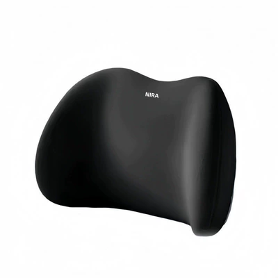 Car headrest and lumbar support: Headrest - mysterious-blacklumbar-support