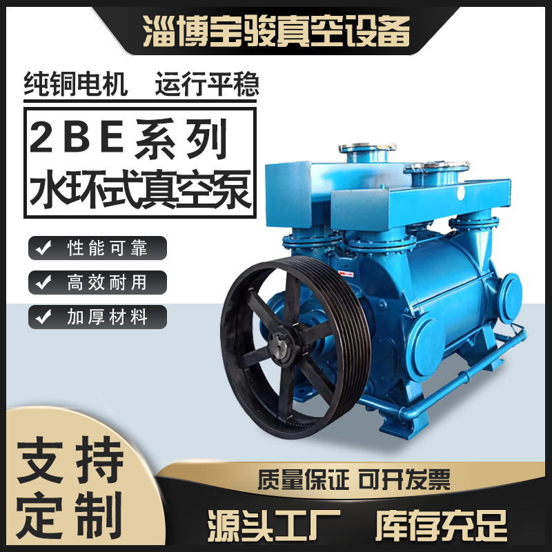 2BE系列水环真空泵 V法铸造真空系统 脱硫化工泵工业用抽气泵