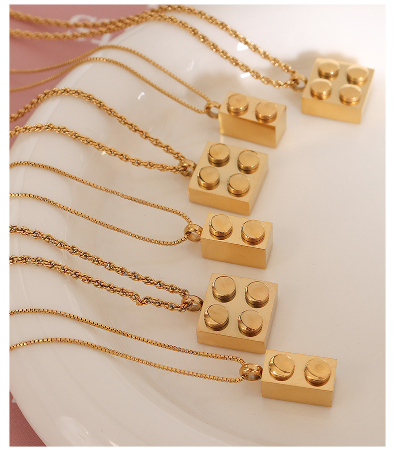 Fashion Puzzle Simple Titanium Steel 18K Gold Accessories Ring_colorza_3