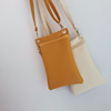 Korean Edition Vertical section Mobile phone bag ins fashion Simplicity Soft surface Satchel Sen family literature leisure time One shoulder Small bag wholesale