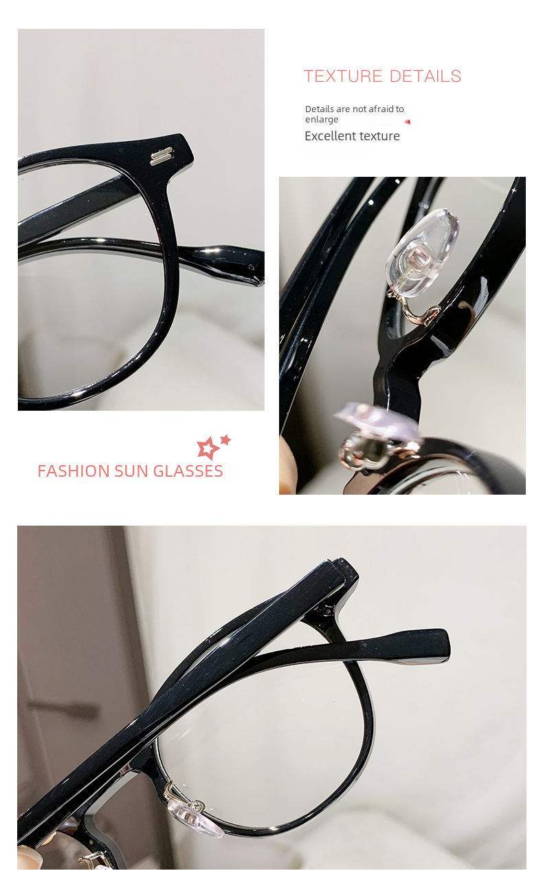 Fashionable retro small round frame anti-blue light presbyopic glasses for women fashionable personalized HD Western style presbyopic glasses for the _voghion.com