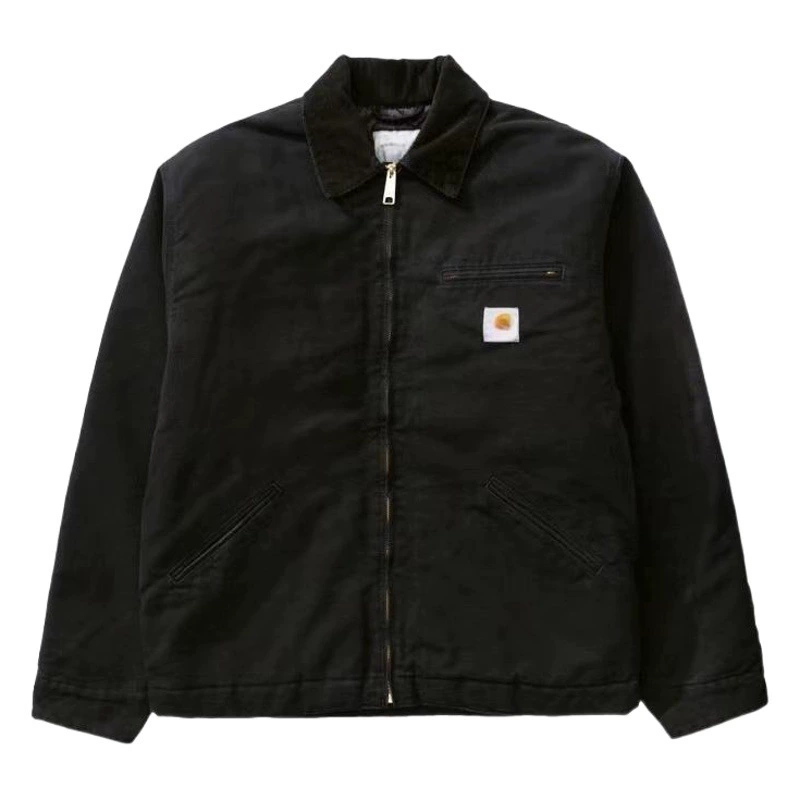 Трансграничная внешняя торговля Kaha J01 Детройт американский утолщенные ретро лацканы классический холст куртка для стирки