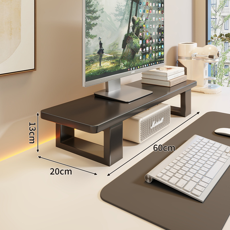 Soporte Elevador para Monitor de Madera MDF para Oficina y Escritorio