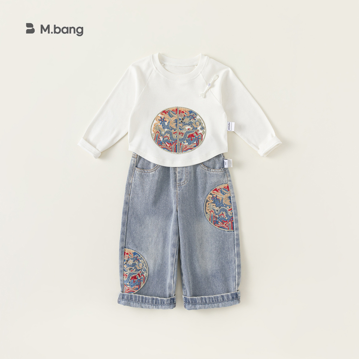 [Envío gratis] Nuevo traje de estilo chino para niñas, traje Tang para niños, traje nacional Hanfu, falda de dos piezas