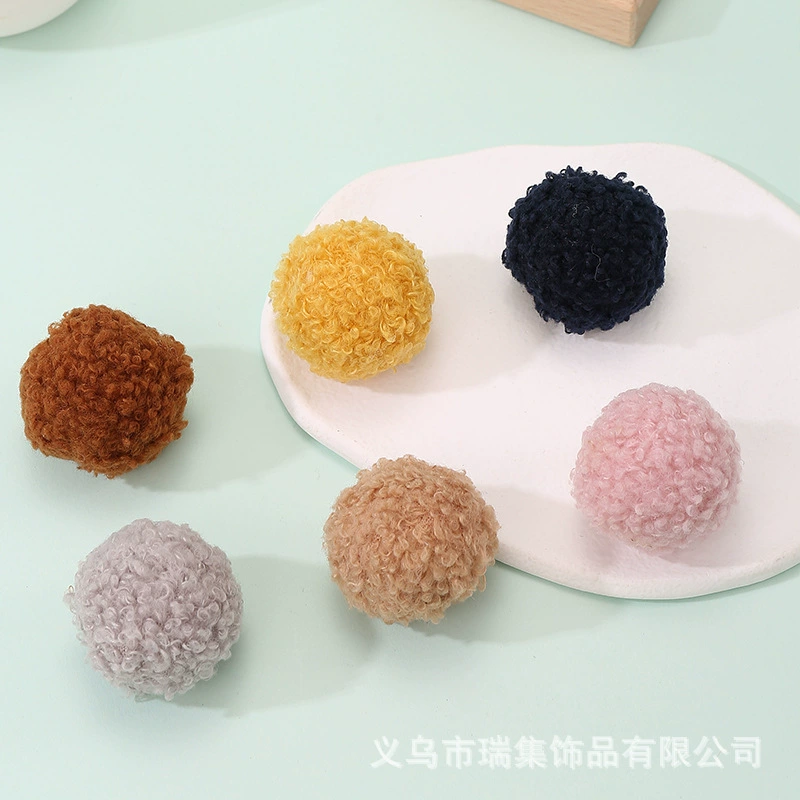 Puffer ball handmade, uniform, accessory with accessories, plush, DIY