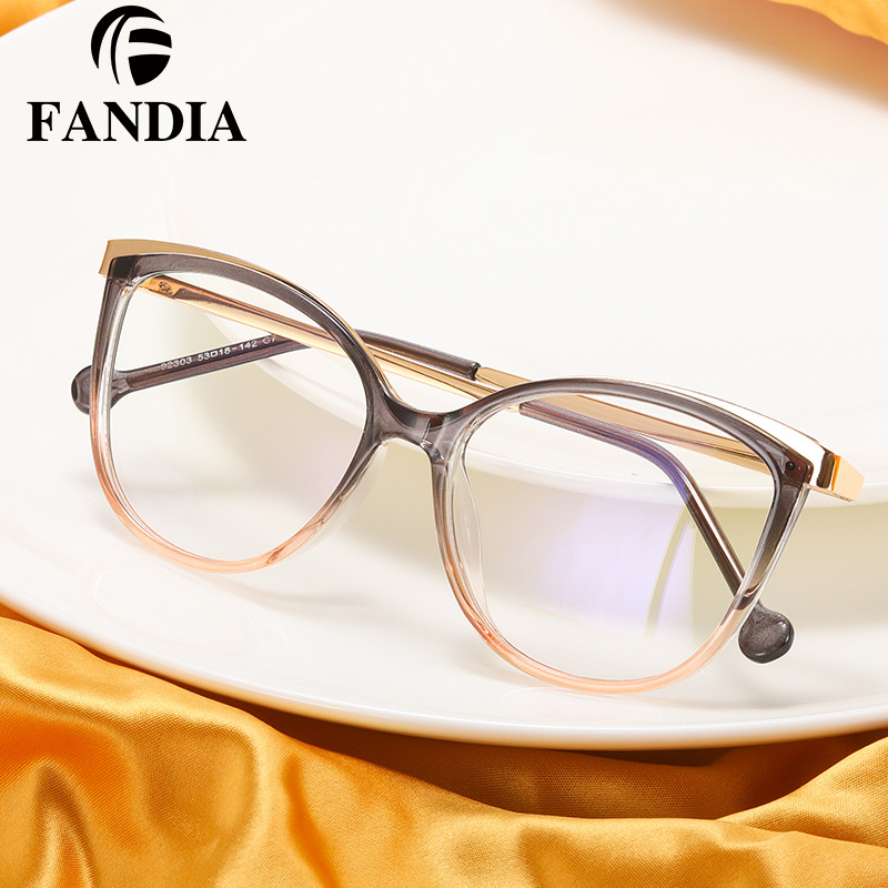 92303 de moda nuevo TR90 gafas lisas de moda de las mujeres del todo-fósforo de la cara redonda gafas marco de los hombres gafas de miopía