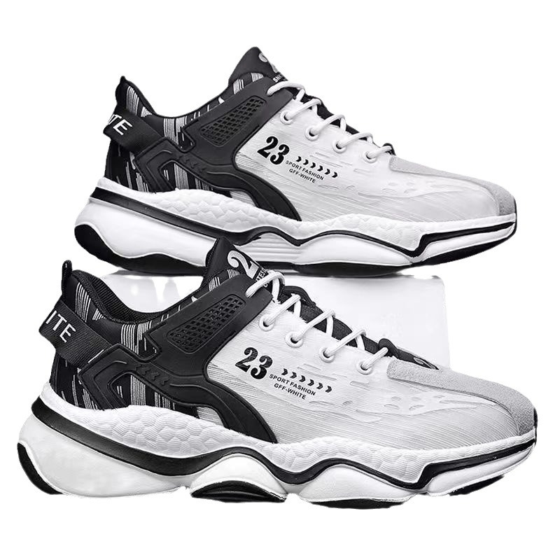 Man Basketball Shoes Walking Shoes Tennis Shoes Sneakers Fabric Canvas Cushioned Footwear_voghion.com