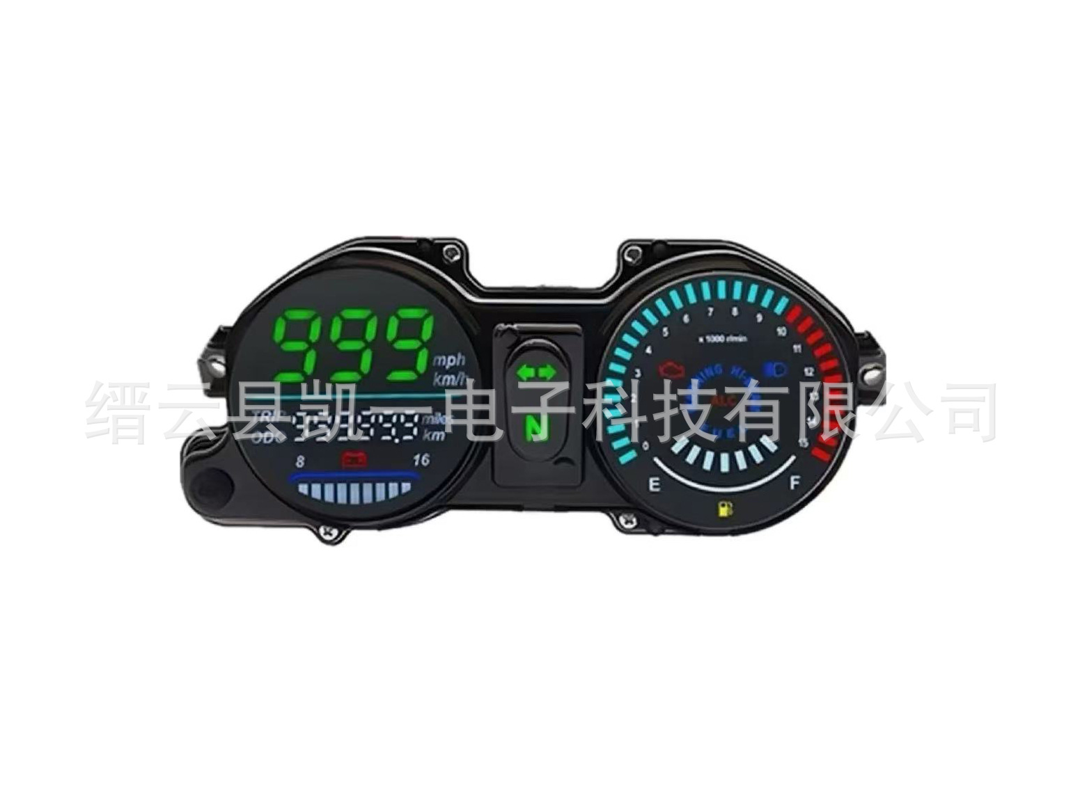Cross-Border South American Motorcycle Modified Lcd Instrument Cg/Titan 150 Esd 2009 Digital Display Instrument