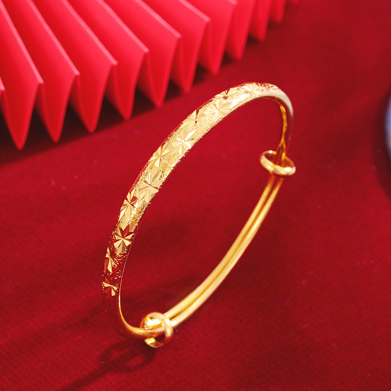 Cielo estrellado Push-Pull arena oro Push-Pull pulsera lluvia de meteoros pulsera de las mujeres fábrica brillante al por mayor joyería de estilo chino