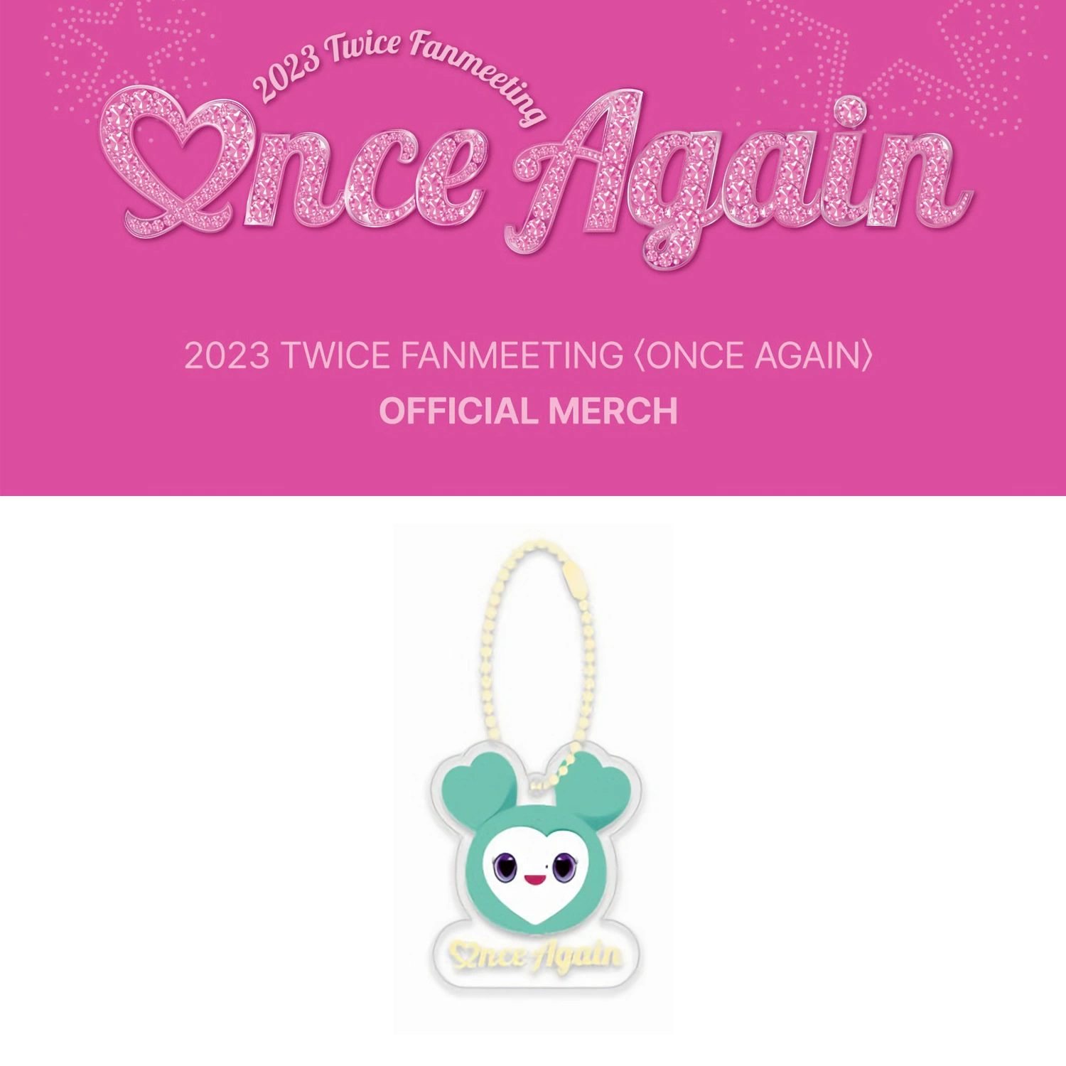 TWICE LOVELYS мультяшный образ ONCEAGAIN двухсторонний акриловый брелок‑подвеска аксессуары периферия