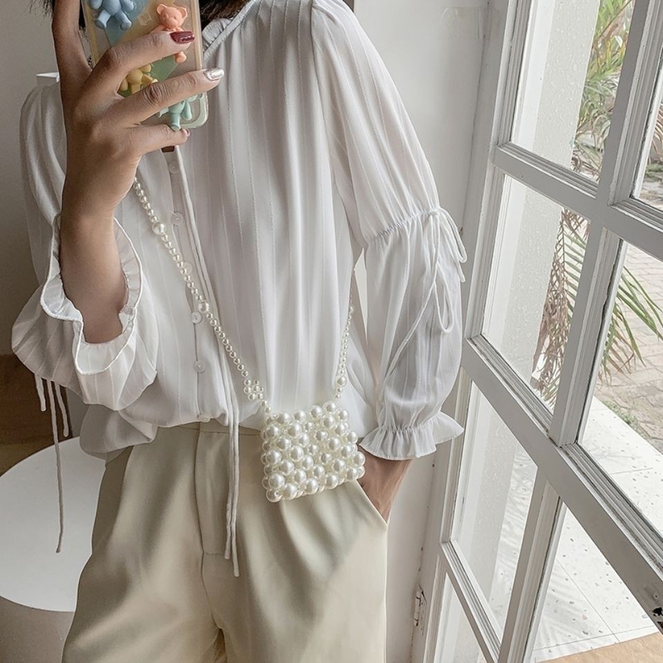 아동용 가방, 패셔너블한 진주 여아용 핸드백, 동전 지갑, 가벼운 여아용 크로스백, 트렌디한 숄더백