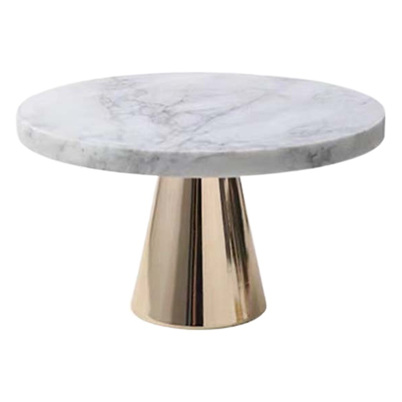 Nordic ins creativo bandeja de mármol natural soporte de la torta de lujo postre merienda plato bandeja de decoración de la Mesa