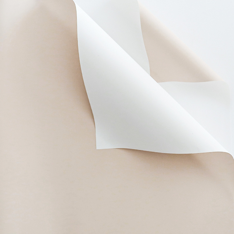 Venta al por mayor material de embalaje de ramo coreano floristería envoltura floral de doble cara papel de envoltura de flores de papel Ouya engrosado de dos colores