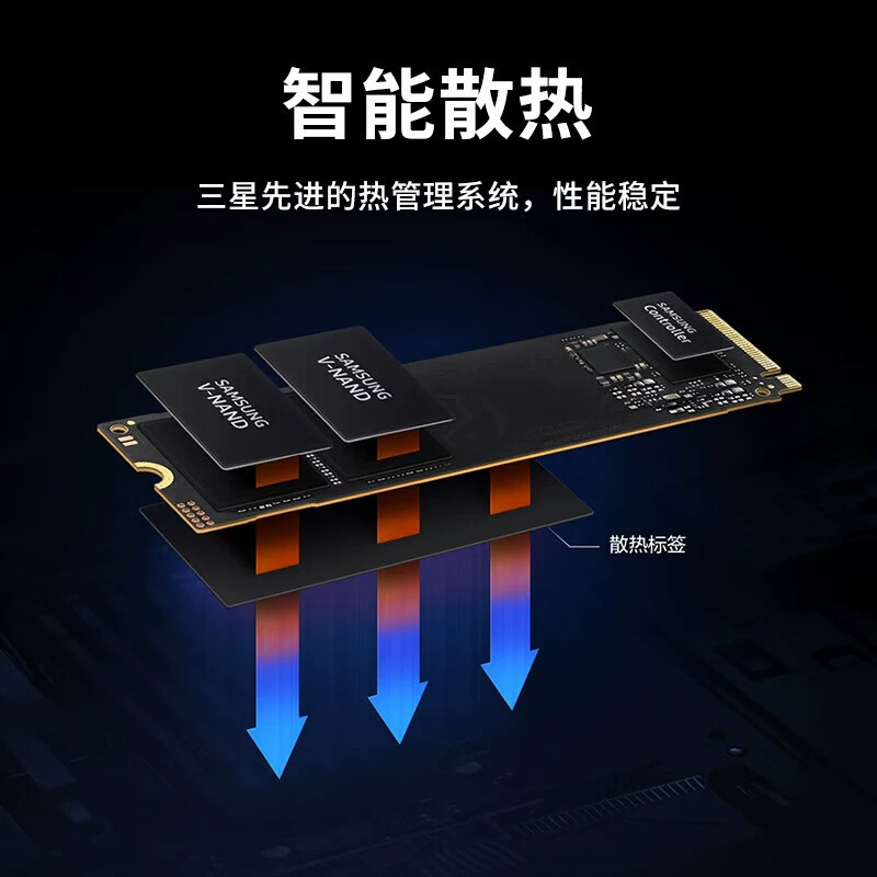 Подходит для Samsung 990 EVO Plus SSD 1TB/2TB/4TB, интерфейс M.2