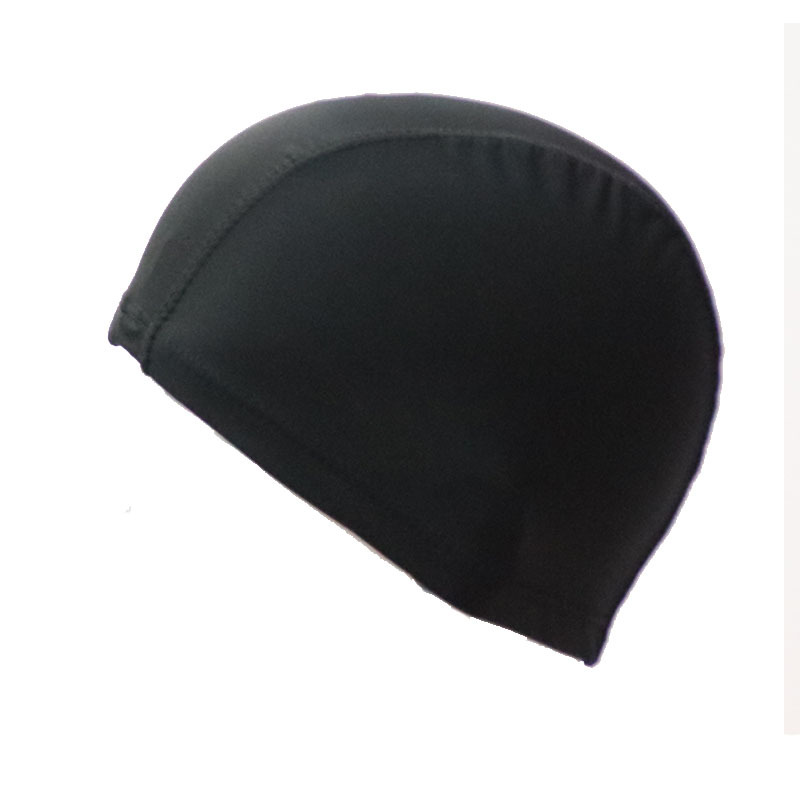 Gorro de natación unisex de secado rápido, alta elasticidad, color sólido, venta al por mayor