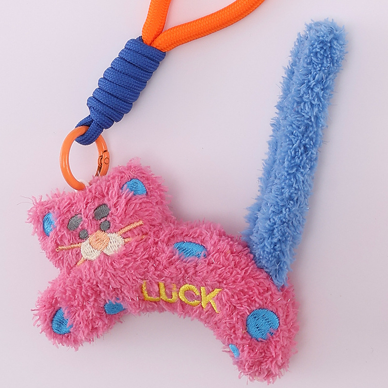 Lindo luck gato cordón de teléfono móvil creativo nueva cadena de teléfono móvil ins adornos de cámara estudiantes colgante de dibujos animados mujer