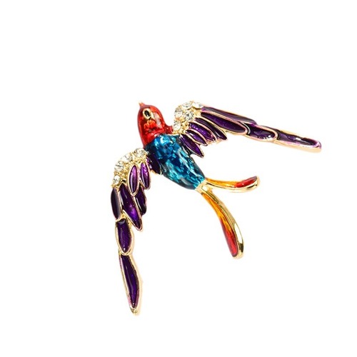 跨境热销高档小动物别针蜘蛛复古满钻猫头鹰胸针法式高级小众饰品