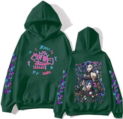 Sudadera transfronteriza AliExpress Arcane jinx Hoodie Novelty Graphic Long Sleeve