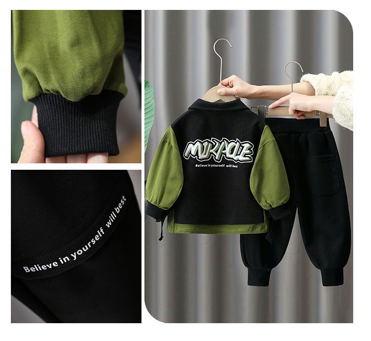 Dress 2023 Nye gutte- og høstsportsklær Barnas vårgensermote_voghion.com