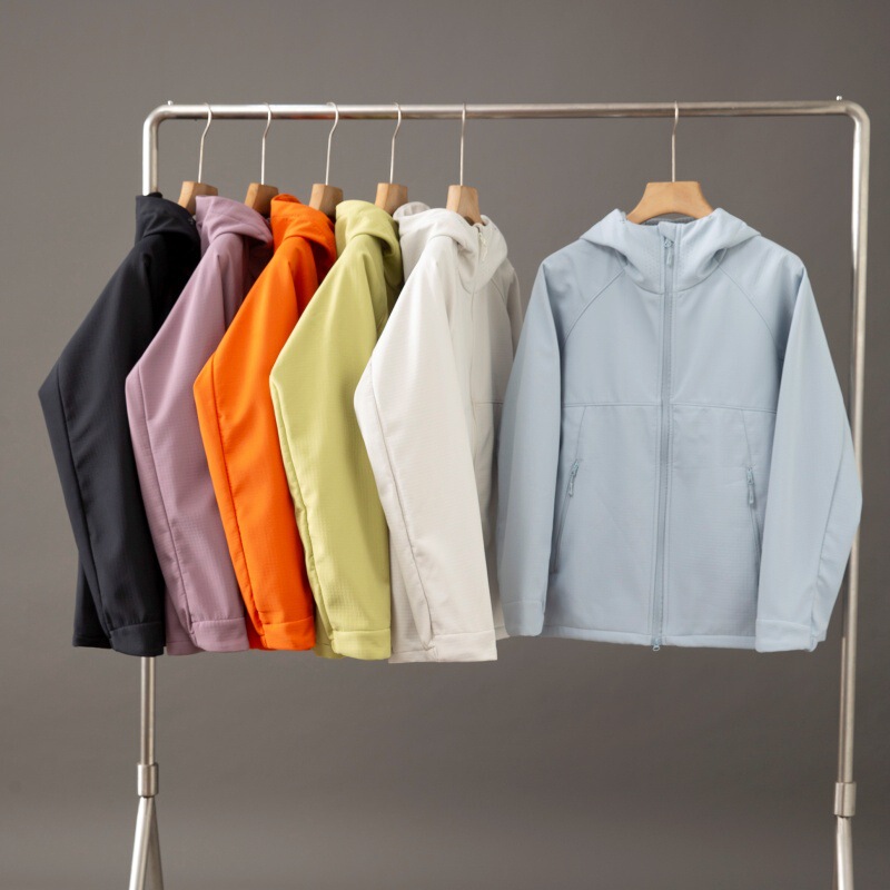 [Anti-Fouling and Water-Repellent Technical Fabric] Outdoor Urban Work Clothing Men's and Women's Hooded Soft Shell Jacket Jacket