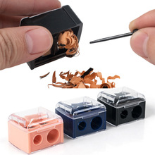 Double Hole Pencil Sharpener Cute Classical Makeup Pen跨境专