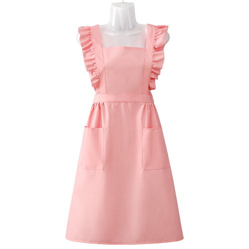 Cooking apron waterproof and oil-proof net red kitchen household new customized work clothes for commercial catering