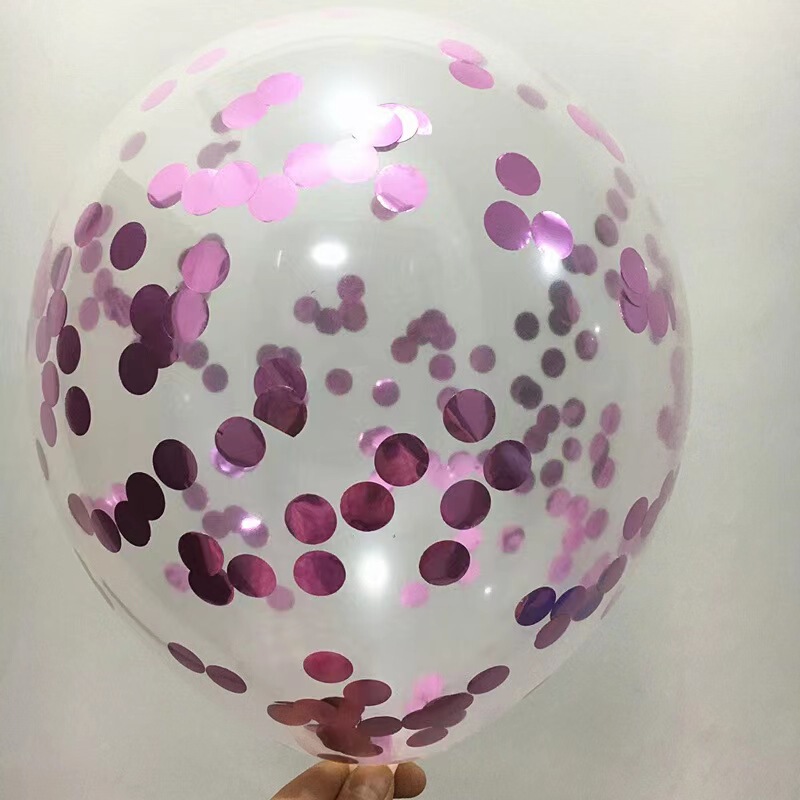 クロスボーダー12インチスパンコールバルーン结婚式お诞生日饰り道具パーティーバルーンアーチアレンジ透明ラテックスバルーン|undefined