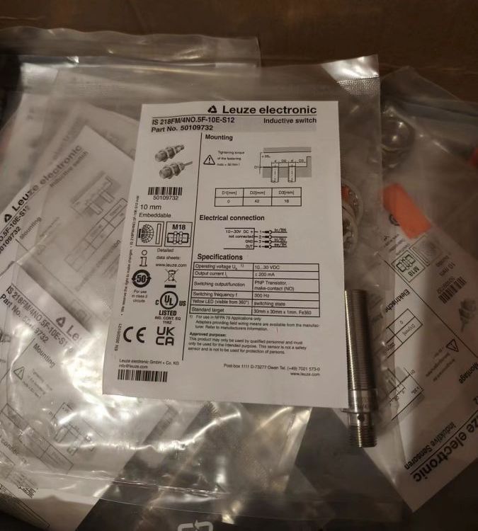 德国LEUZE光电传感器50040278 IPRK 18/A L.46劳易测光电开关