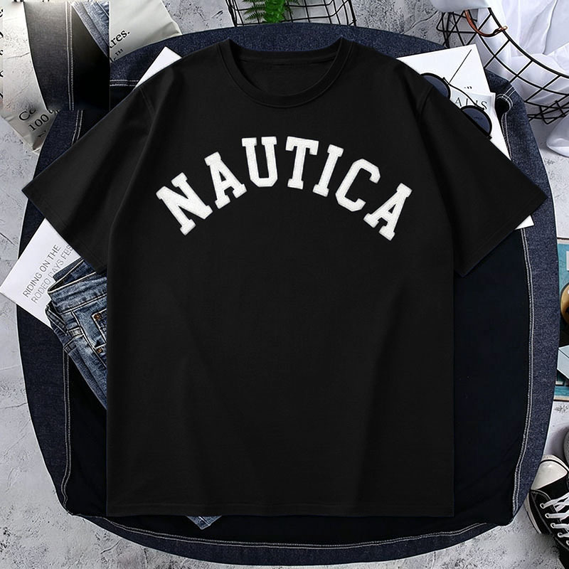 Customized men's casual round-neck printed T-shirt, versatile summer new American style large size loose casual short-sleeve T-shirt Customized men's casual round-neck printed T-shirt, versatile summer new American style large size loose casual short-sleeve T-shirt