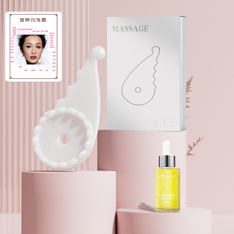 Masaje facial, afeitado, tendones, cara, ojos, yoga, lifting, tablero de belleza, peine de acupuntura, agarre el cuero cabelludo, artefacto de relajación de la cabeza