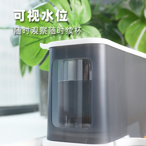 Amazon wholesale cat automatic feeder water dispenser large capacity cat bowl leak-proof all-in-one dog bowl double bowl