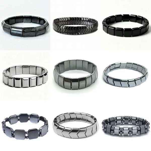 Temu Xiyin Tk Amazon Hot-Selling European and American Men's Fashion Bracelet with Arc-Shaped Black Obsidian Beads, In-Stock Wholesale