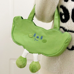 Korean ins cute cartoon versatile canvas bag women's crossbody bag Japanese soft girl girl bag student shoulder bag