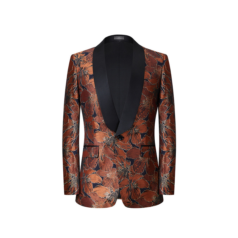 Amazon new men's suit jacket Korean-style slim-fit stage banquet suit jacket cross-border casual single West Amazon new men's suit jacket Korean-style slim-fit stage banquet suit jacket cross-border casual single West