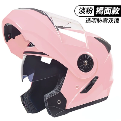 Motosiklet kaskı (dəbilqə) — Helmet for Riding with High-Definition Mirror - new-national-standard-light-powder-hd-mirror