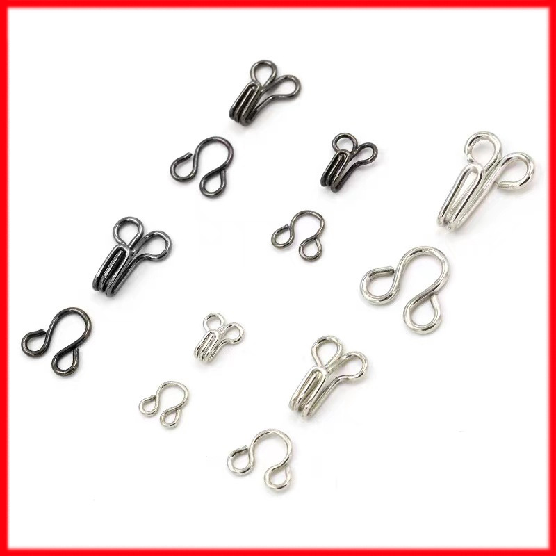 Metal Wind Buckle Anti-Glow Invisible Buckle Skirt Buckle Buckle Underwear Hook Bra Small Collar Hook Concealed Buckle Sweater Collar Buckle Metal Wind Buckle Anti-Glow Invisible Buckle Skirt Buckle Buckle Underwear Hook Bra Small Collar Hook Concealed Buckle Sweater Collar Buckle