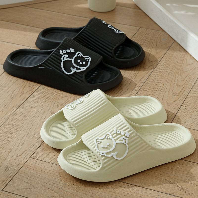 Pareja zapatillas de mujer Eva desodorante antideslizante hogar verano baño sandalias hombres lindo interior Zapatillas de casa