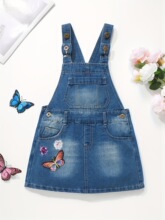 Z 21 Butterfly Embroired Dress Ůͯ����ȹ �羳ŷ��