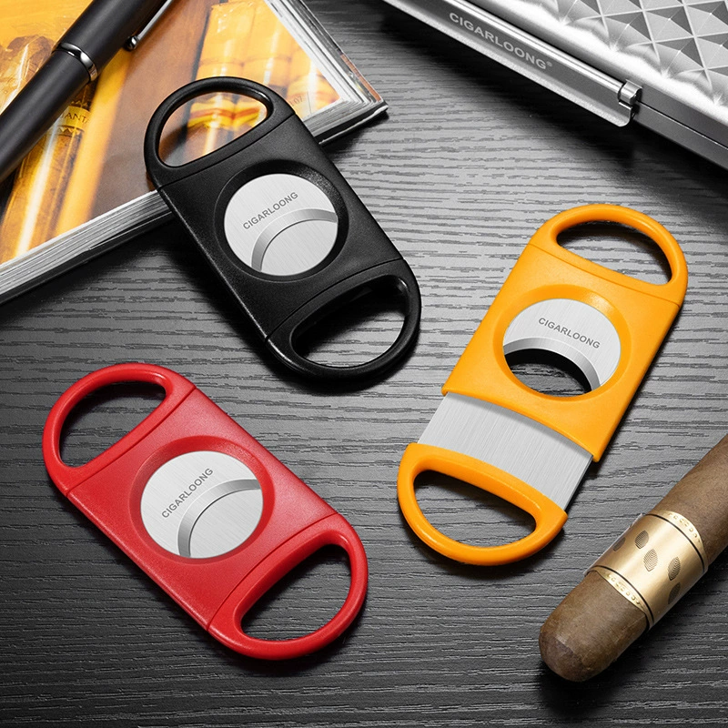 Ножницы для сигар Jialong легкие, простые и легкие, лезвия из нержавеющей стали, острые ножницы для сигар большого диаметра CE-25D4