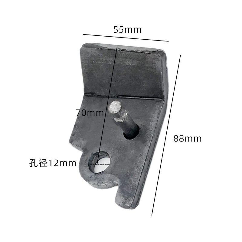 Electric Vehicle Support Stand Single Support Fixed Seat Motorcycle Side Support Connecting Piece Punching Piece Parking Rack Side Stand Foot Accessories